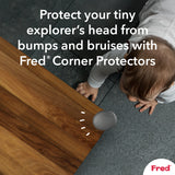 Fred Safety Adhesive Corner Protector (x8) - Pure White