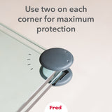 Fred Safety Adhesive Corner Protector (x8) - Dark Grey