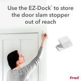 Fred Safety Door Slam Stopper (x2) - Pure White