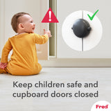 Fred Safety Double Door Block (x1) - Dark Grey