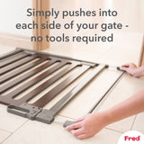 Fred Safety Pressure Gate Extension Kit - Pure White