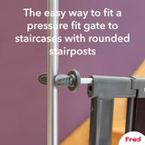 Fred Safety Stairgate Y-spindle - Dark Grey