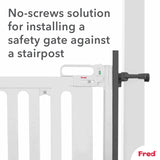 Fred Safety Universal Stairpost Fitting Kit - Dark Grey