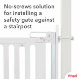 Fred Safety Universal Stairpost Fitting Kit - Pure White