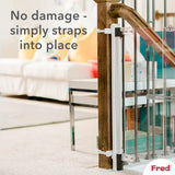 Fred Safety Universal Stairpost Fitting Kit - Pure White