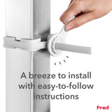 Fred Safety Universal Stairpost Fitting Kit - Pure White