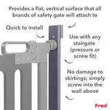 Fred Safety Universal Wall & Skirting Kit - Dark Grey