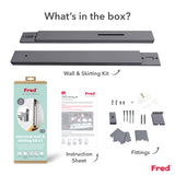 Fred Safety Universal Wall & Skirting Kit - Dark Grey