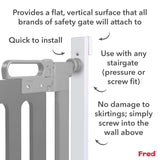 Fred Safety Universal Wall & Skirting Kit - Pure White