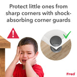 Fred Safety Adhesive Corner Protector (x8) - Dark Grey