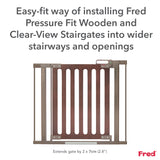 Fred Safety Pressure Gate Extension Kit - Dark Grey