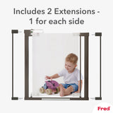 Fred Safety Pressure Gate Extension Kit - Pure White