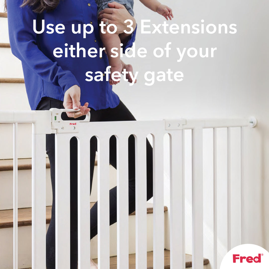 Gate Extension Kit Fred Safety Pressure Gate Extension Kit - Pure White