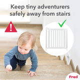 Fred Safety Stairgate Y-spindle - Dark Grey