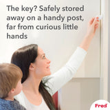Fred Safety Invisible Magnet Lock (x2) - Dark Grey
