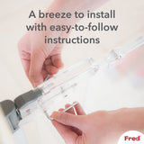 Fred Safety Screw Fit Clear-View Stairgate